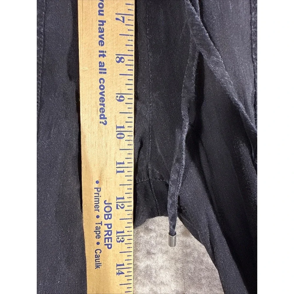 Theory Womens Jogger Pants Size 4 Black Drawstring Elastic Waist‎ Casual